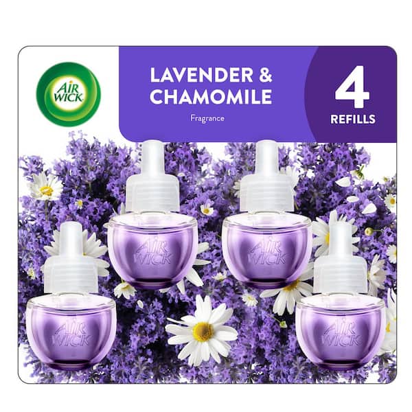 0.67 oz. Lavender and Chamomile Scented Oil Plug-In Automatic Air Freshener Refill (4-Refills)