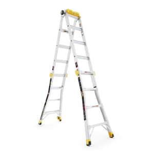 19 ft. Reach MPXT Aluminum Multi-Position Ladder with Project Top, 375 lbs. Load Capacity Type IAA Duty Rating