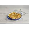 MasterPRO 3.5 qt. Cast Iron Braiser with Glass Lid MPUS16322BLU