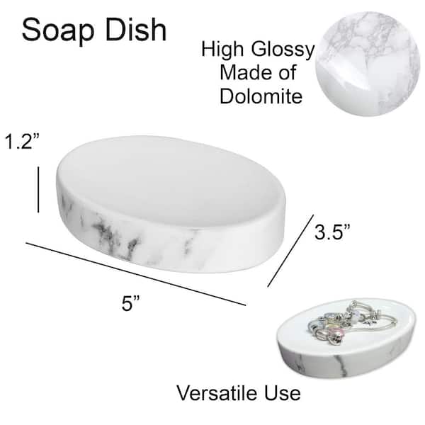 Pink Marble Soap Dish — Maison Midi