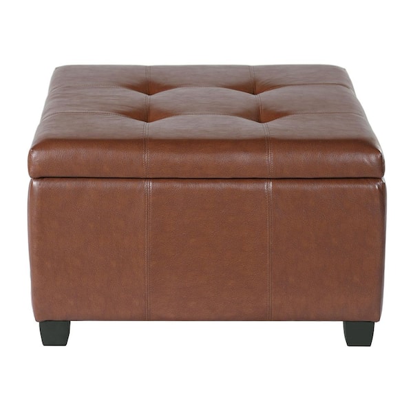 CHRISTOPHER KNIGHT HOME Richmond Brown+Brown Leather Storage