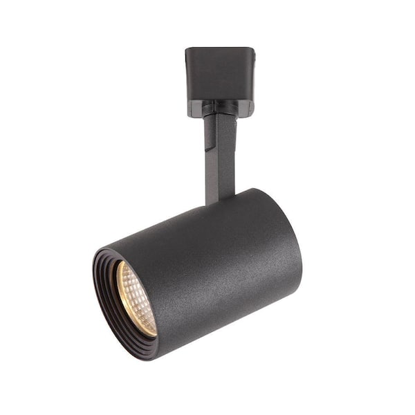 Hampton Bay Black Led Dimmable Cylinder, Led Track Lighting Heads Dimmable