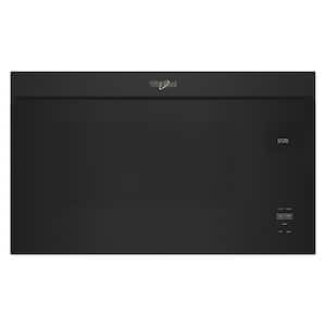 30 in. 1.1 cu. ft. Over-the-Range Microwave in Black with Turntable Free Design