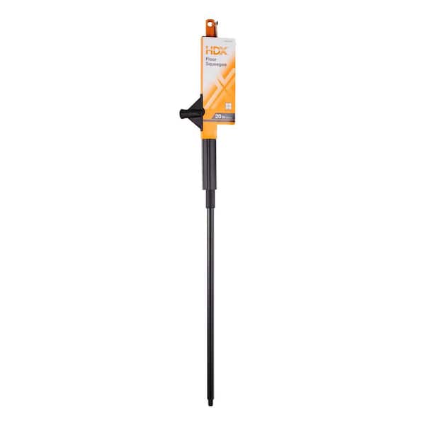 20 in. Plastic Rubber Floor Squeegee with 52 in. Handle (2-Pack)