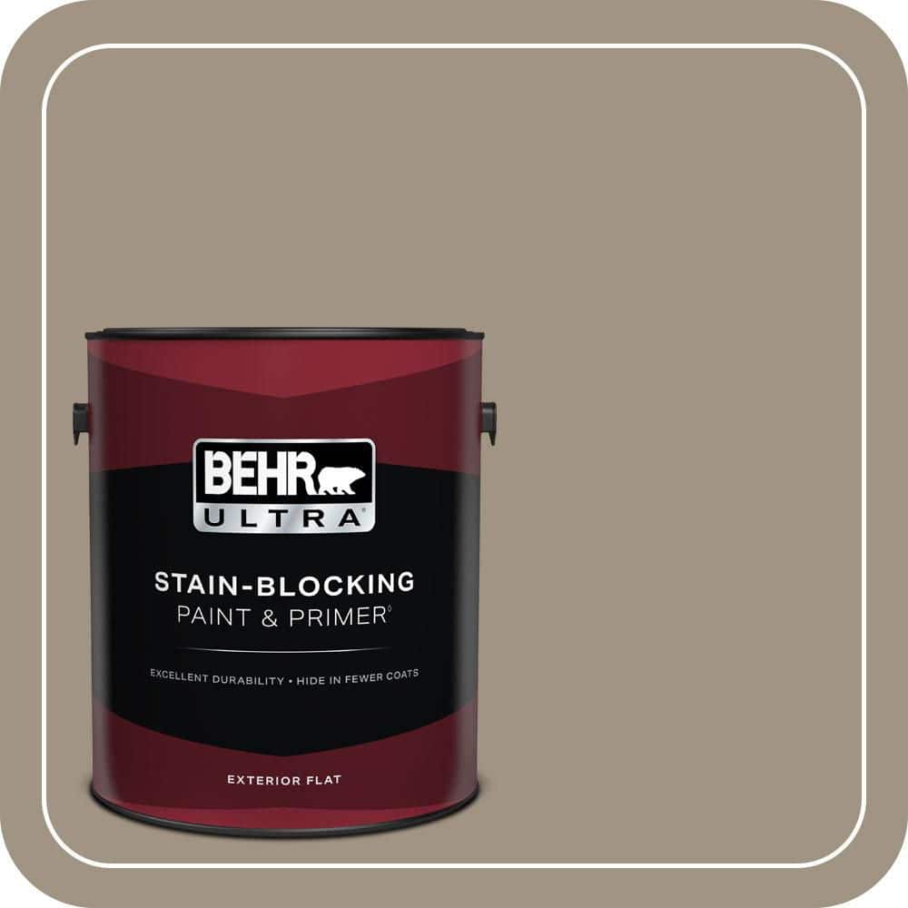 1 gal. #BNC-24 Shadow Taupe Flat Exterior Paint & Primer price history on PriceWatchPro