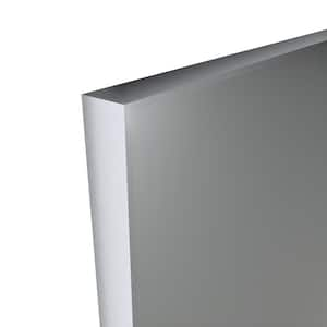 72 in. W x 32 in. H Rectangular Aluminum Framed Wall Bathroom Vanity Mirror in Silver