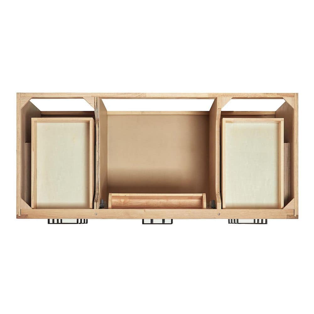 Hepburn 48" Light Brown Oak Bathroom Vanity Base