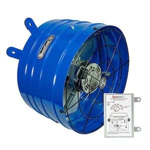 iLiving 10 in. Explosion Proof Ventilation Fan, 350W, 1943 CFM, Red, ILG8EF10EX