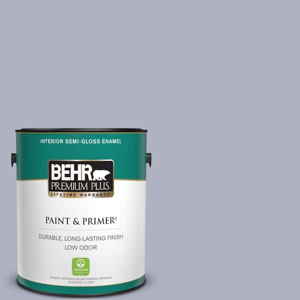 BEHR PREMIUM PLUS 1 gal. #S550-3 Chivalrous Semi-Gloss Enamel Low Odor Interior Paint & Primer