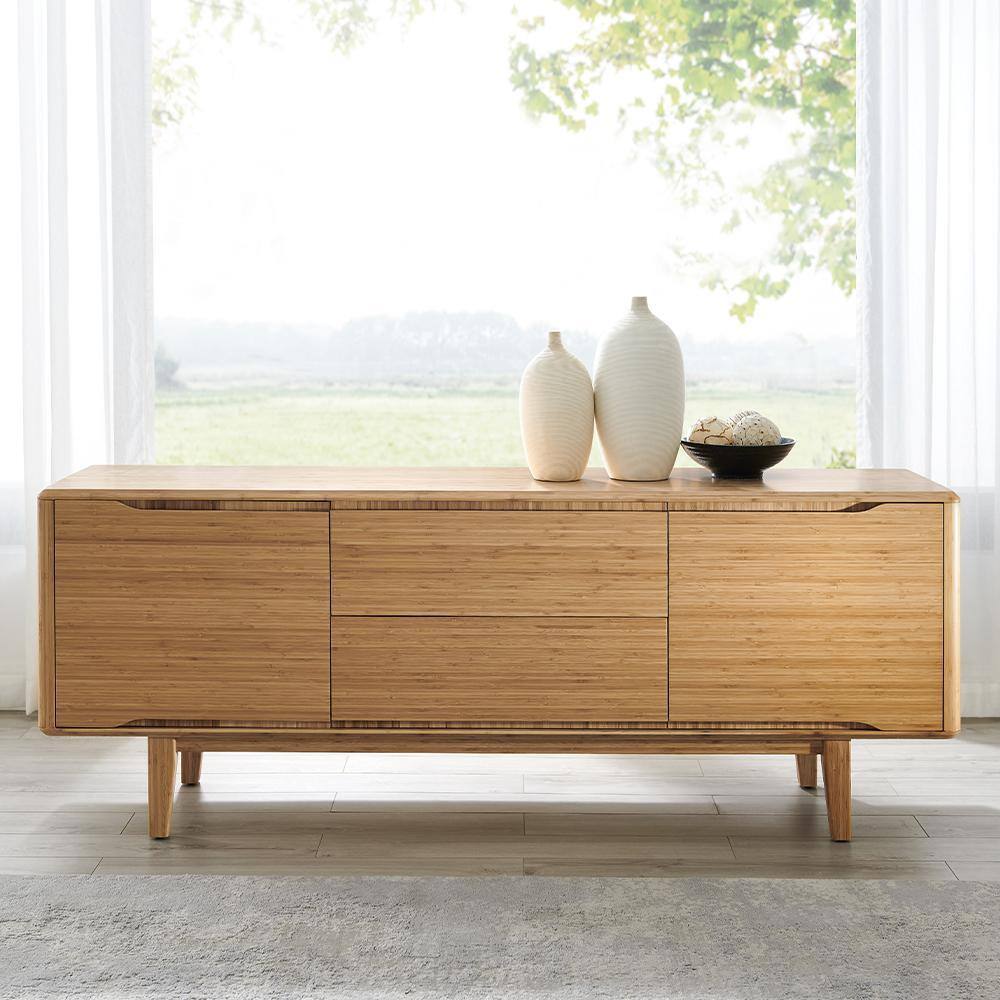 家具 sold out Dylan Natural Bamboo 72 in. Sideboard DLN025GD - The Home Depot
