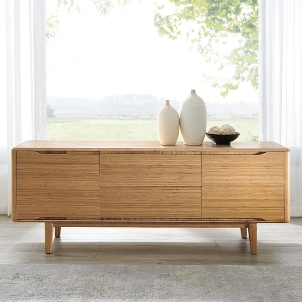 Dylan Natural Bamboo 72 in. Sideboard DLN025GD - The Home Depot