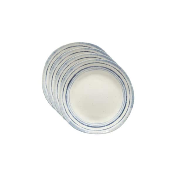 CASAFINA Nantucket White Salad Plate (Set of 4)