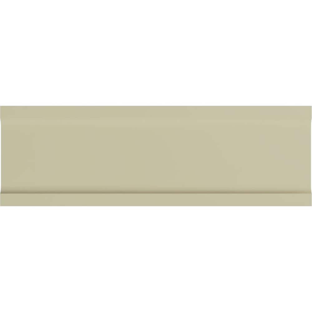 Classic Gray Polyurethane Crown Casing, 94.5" Length