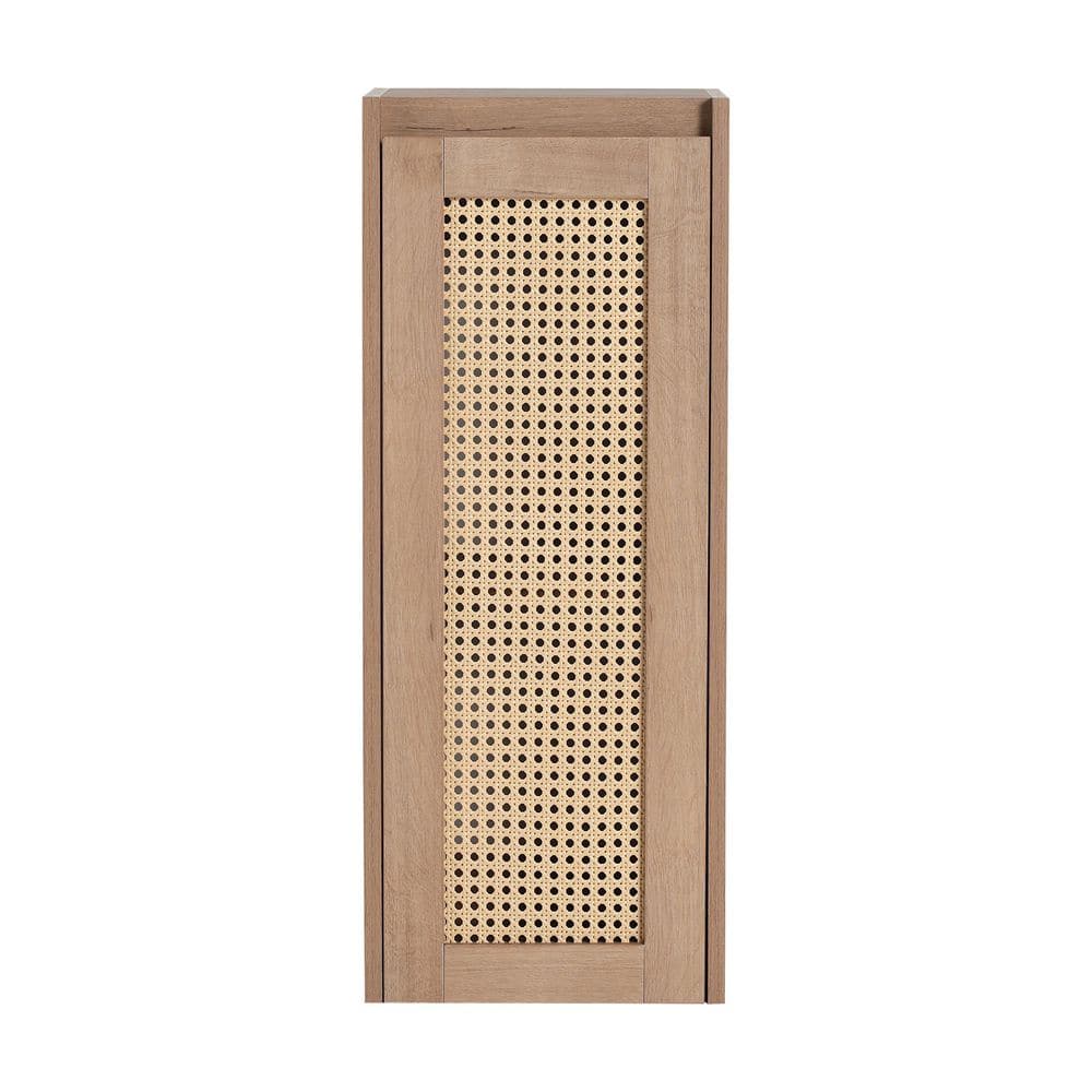 11.81 in. W x 29.5 in. H Imitative Oak Plywood Wall Mounted Medicine Cabinet without Mirror with Soft Close Doors price history on PriceWatchPro