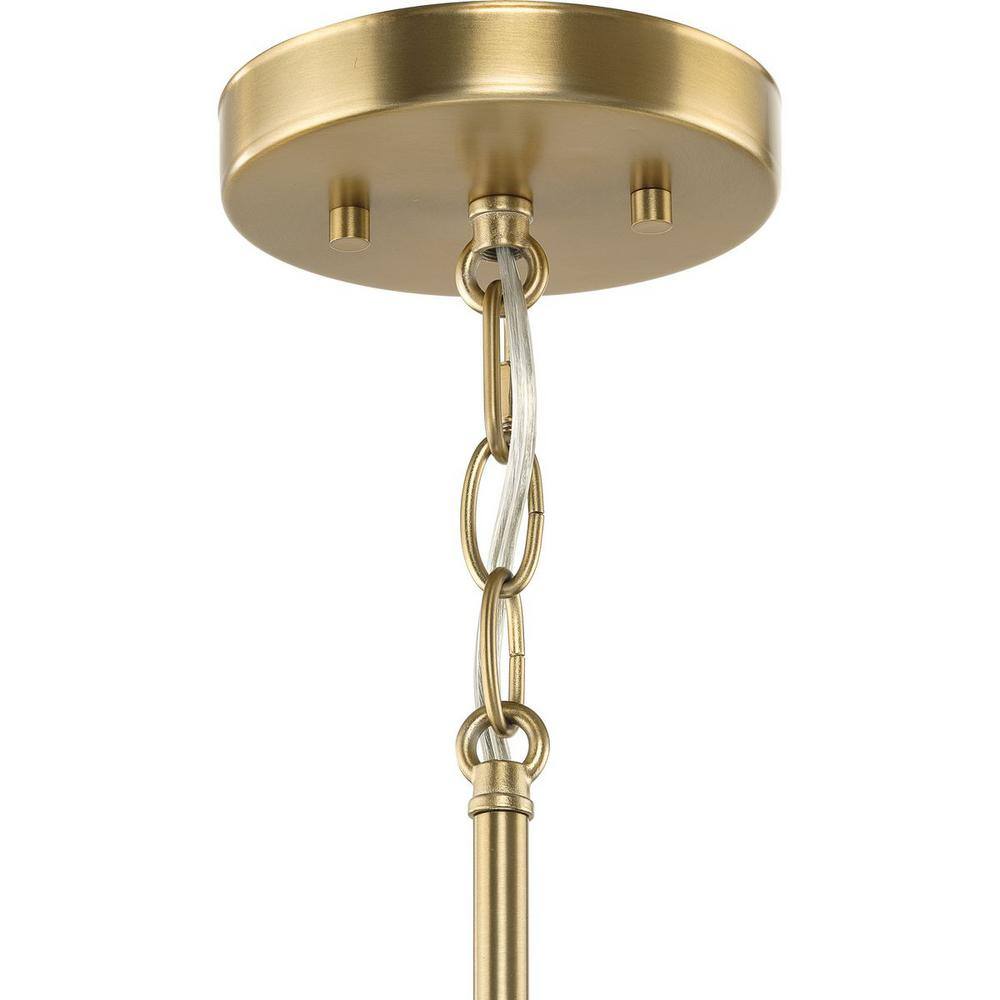 Silva Brushed Bronze 16" Drum Pendant Light with Glass Shade