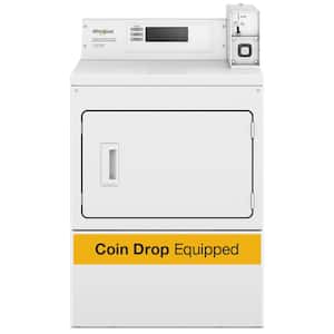 7.4 cu. ft. 240-Volt Commercial Electric Vented Dryer with Factory-Installed Coin Drop