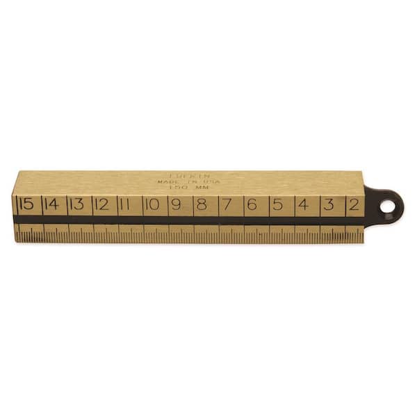 Crescent Lufkin 20 oz. Outage Solid Brass Square Metric Plumb Bob