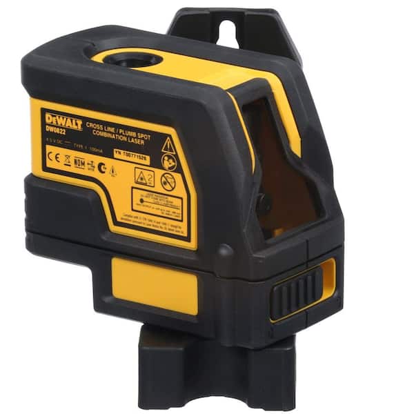 Omsorg romantisk Withered DEWALT 165 ft. Red Self-Leveling Cross-Line and Plumb Spot Laser Level with  (3) AAA Batteries & Case DW0822 - The Home Depot