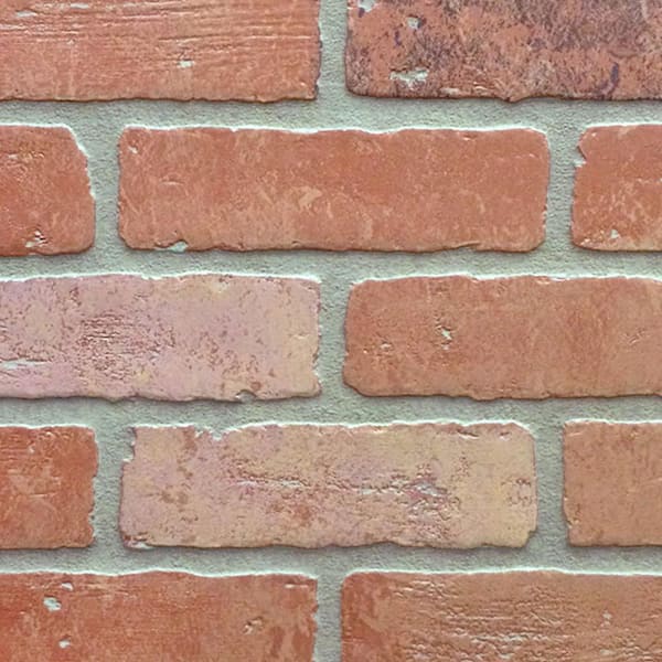 Unbranded 1/4 in. x 48 in. x 96 in. HDF Kingston Brick Panel
