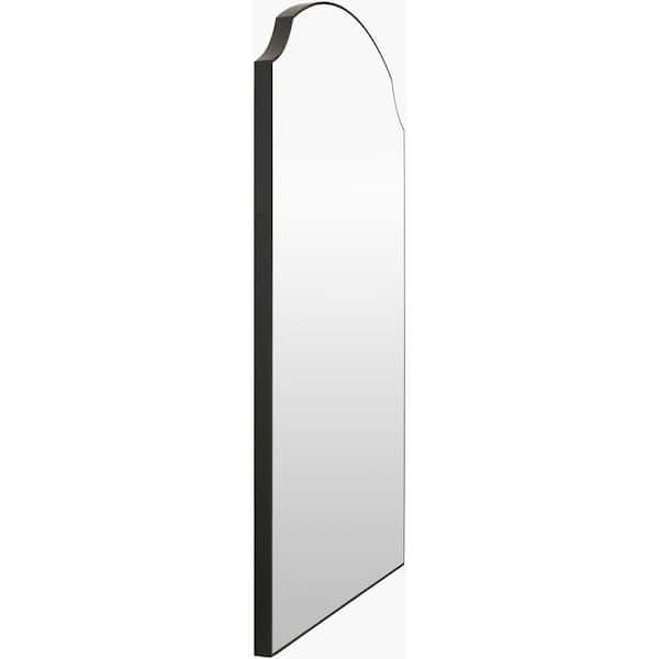Livabliss Galey Alix Landon Traditional Mantel Mirror, 38 in. H x 52 in. W x 2 in. D, Black GALA1001-3852