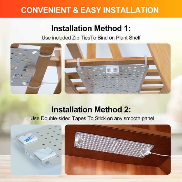 BeamBox 60W LED Grow Light Panels, Linkable Full Spectrum Flat