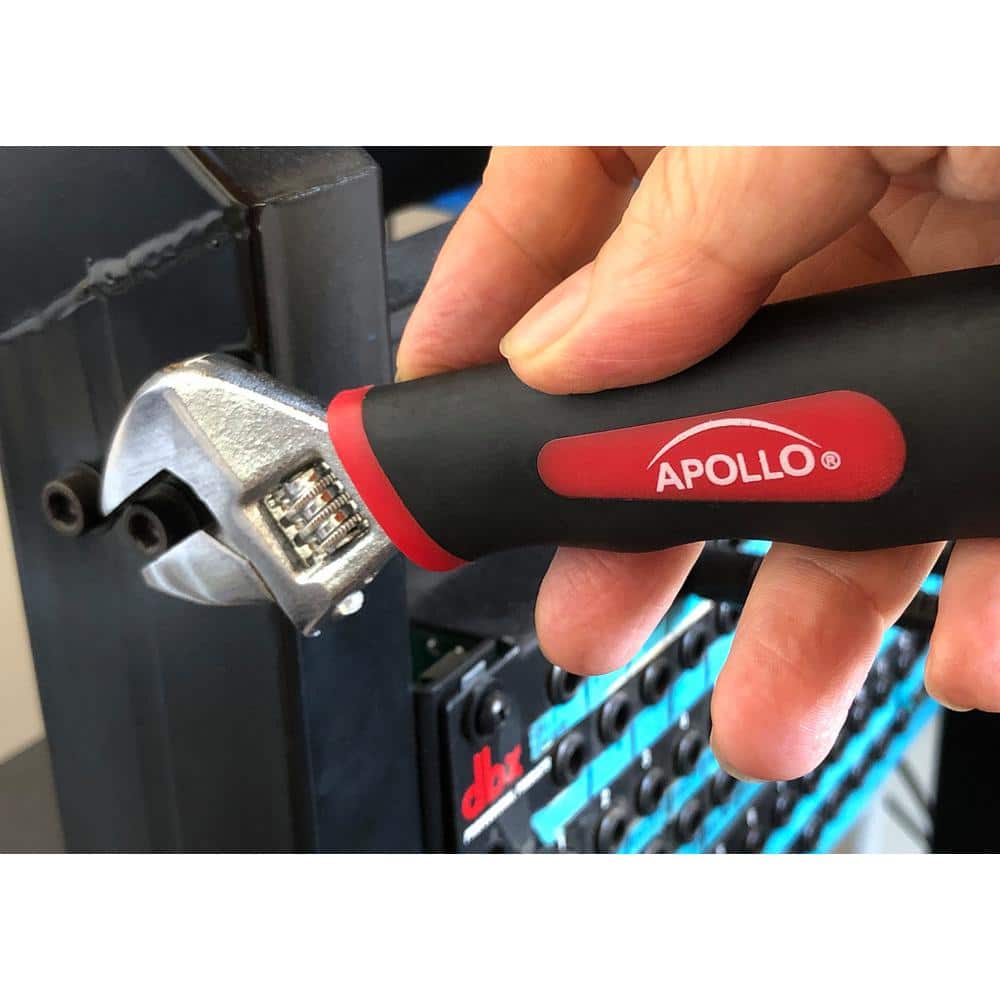 Compact Red and Black 4-Piece Stubby Tool Set