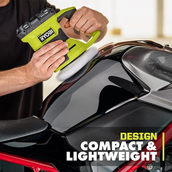 RYOBI ONE+ 18V Cordless 6 in. Two Speed Random Orbit Buffer with