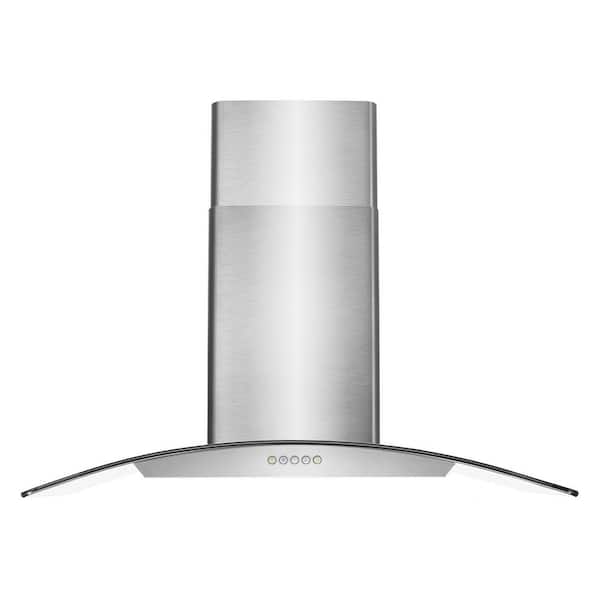 Cosmo 36 in. Vista Collection 380 CFM Ductless Wall Mount Range