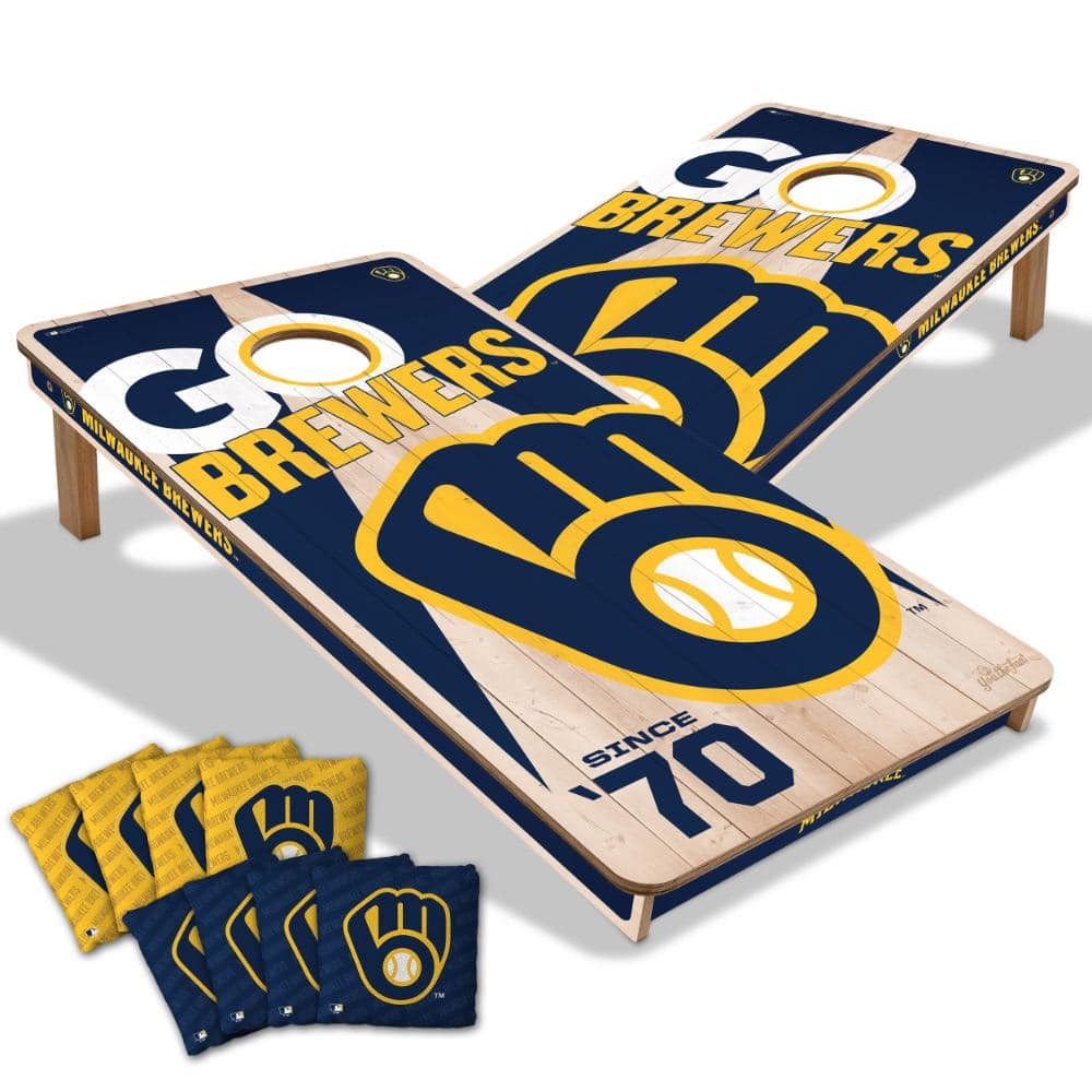Milwaukee Brewers 2’ x 4’ Cornhole Game price history on PriceWatchPro