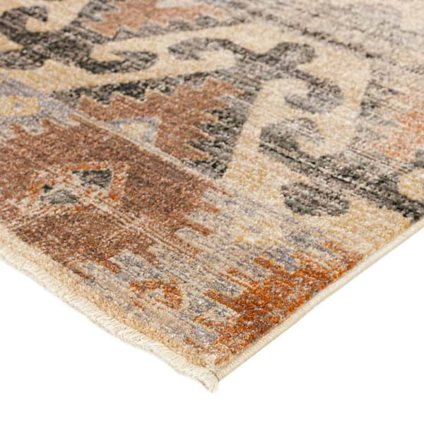 Odessa Geometric Red 7 ft. 10 in. x 10 ft. Area Rug