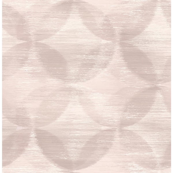 A-Street Prints Alchemy Blush Geometric Blush Wallpaper Sample