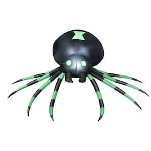 6 ft. Halloween Inflatable Blow-Up Spider with LED Lights Outdoor Yard Decoration