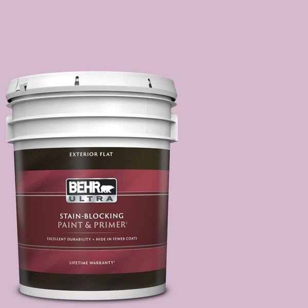 BEHR ULTRA 5 gal. #M110-3 Bedazzled Flat Exterior Paint & Primer