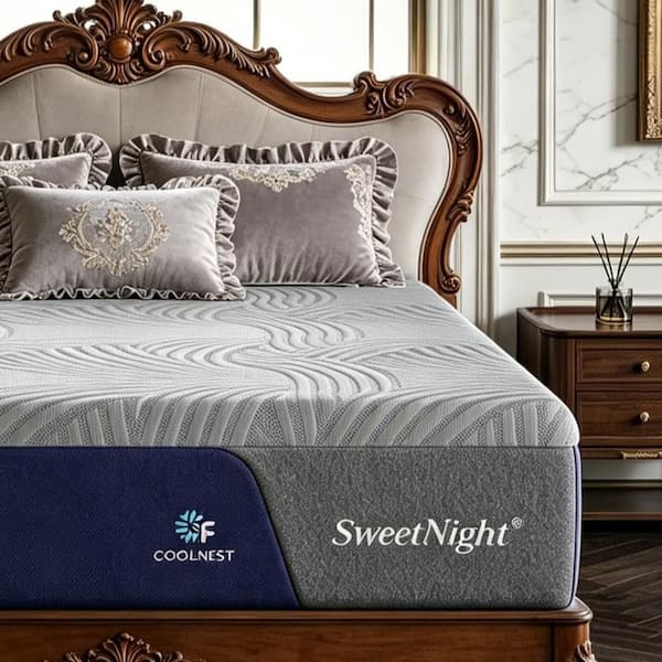Sweetnight Coolnest Queen Medium Memory Foam 14 in. Mattress Bed