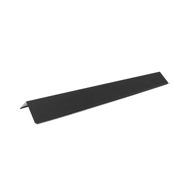 Fabral 3 in. x 2-1/2 in. x 10 ft. 6 in. CE1 Steel 29 GA Denver Eave - Enduracote True Black 4875255882"