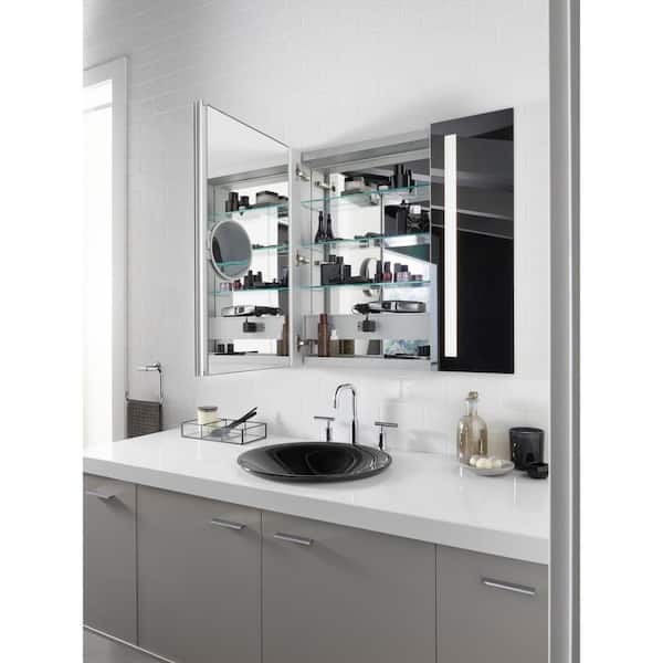 KOHLER Verdera 40 in. W x 30 in. H Recessed Lighted Medicine Cabinet