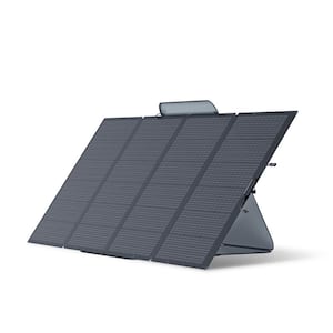400-Watt Monocrystalline Silicon Portable Solar Panel with 48-Volt Output for Power Station/Generator, IP68