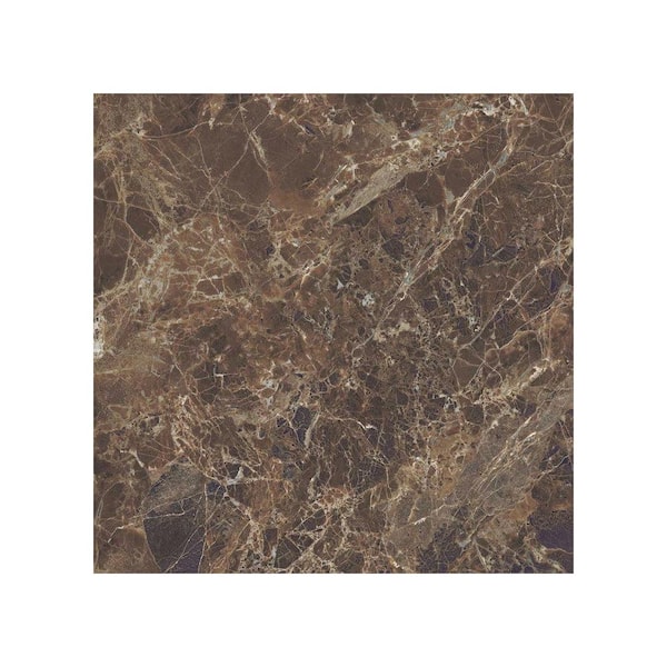 Regalia 12 in. x 12 in. Matte Bruno Brown Porcelain Veining Tile (13.56 sq. ft./case) 14-Pack