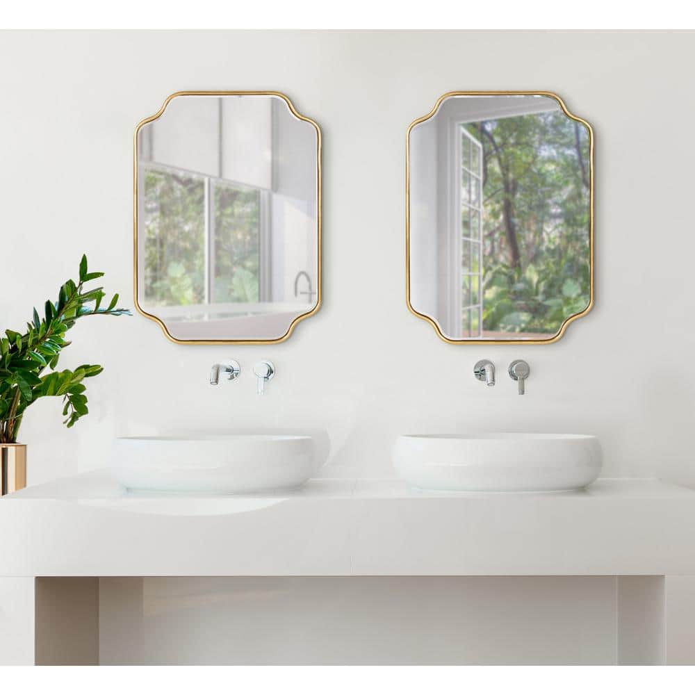 Plumley Traditional Full-Length Gold Wood Framed Mirror