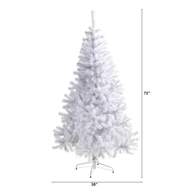 Artificial Feather Tree 6ft - White