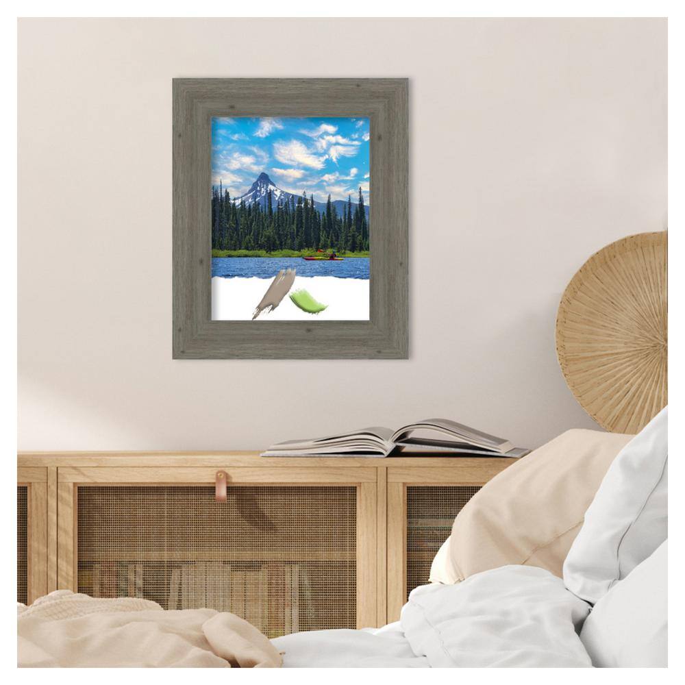 Fencepost Gray Distressed Wood 11x14 Wall Picture Frame