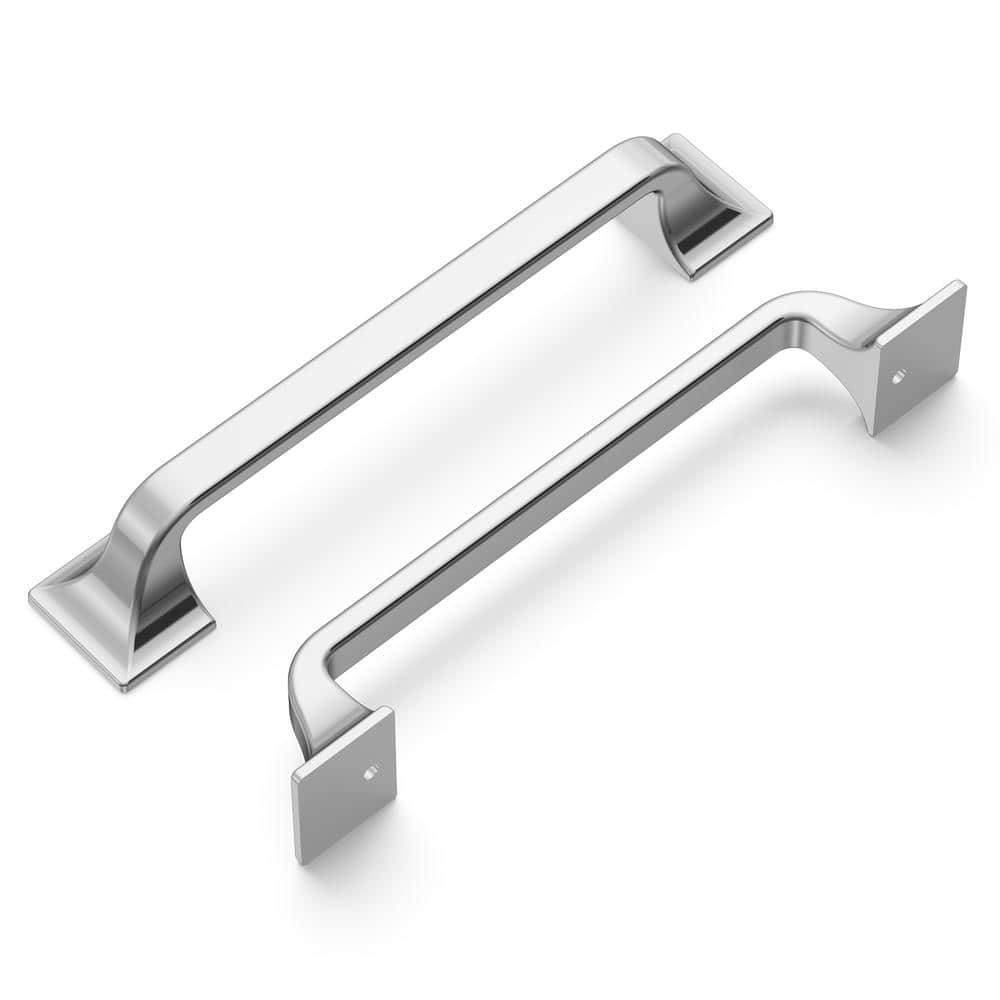 HICKORY HARDWARE Forge Collection 128 mm Chrome Cabinet Drawer and Door Pull -  H076702-CH