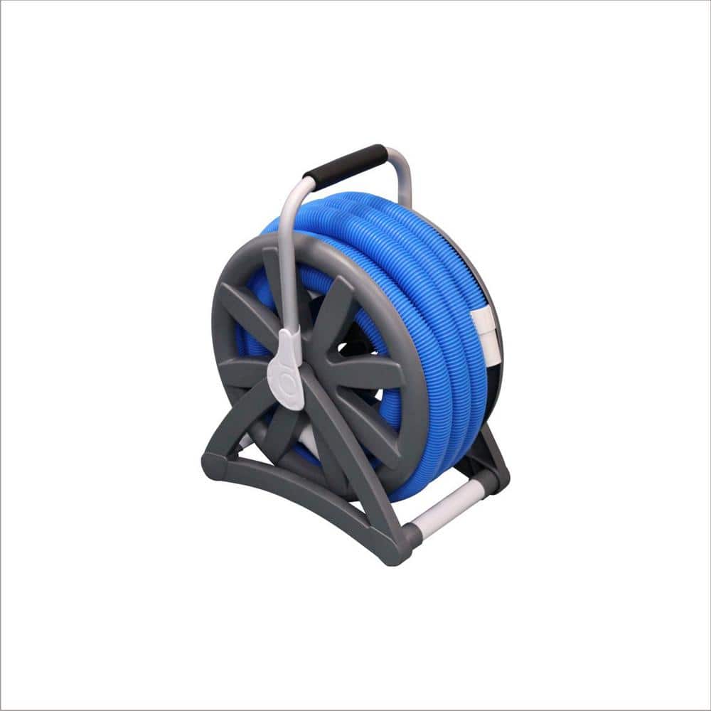 SPQ Brands Swimming Pool Flex Hose Reel with Handle without Hose SPAGHR003  - The Home Depot