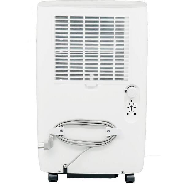 JHS 25-Pt. 1500 sq.ft. Dehumidifier in. White with LED Display 