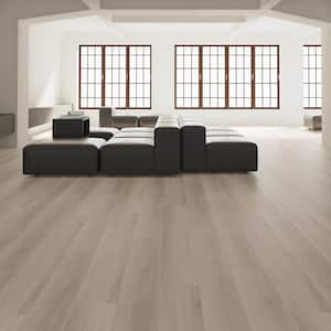 Take Home Sample-Soothing Malibu Dark Brown 9.37 in. W x 4 in. L Waterproof Laminate Wood Flooring