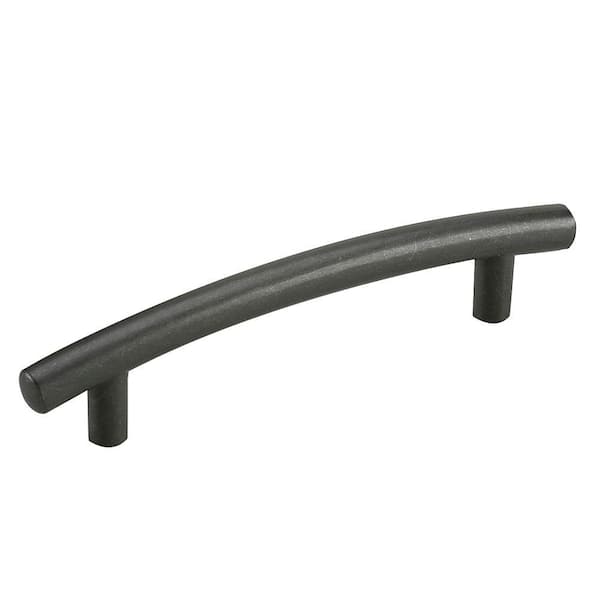 Richelieu Hardware Nimes Collection 3 3/4 in. (96 mm) Matte Black Traditional Cabinet Bar Pull