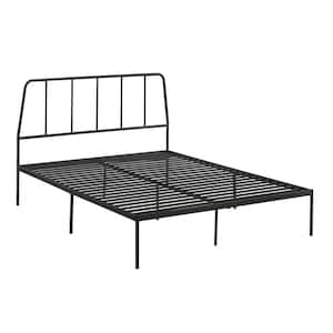 Harvey Park Black Metal Frame Queen Size Platform Bed