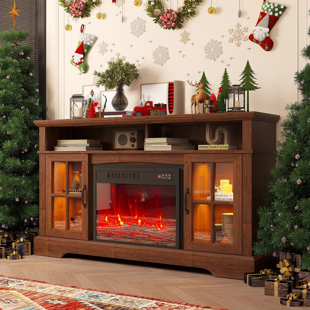 brown-sizzim-fireplace-tv-