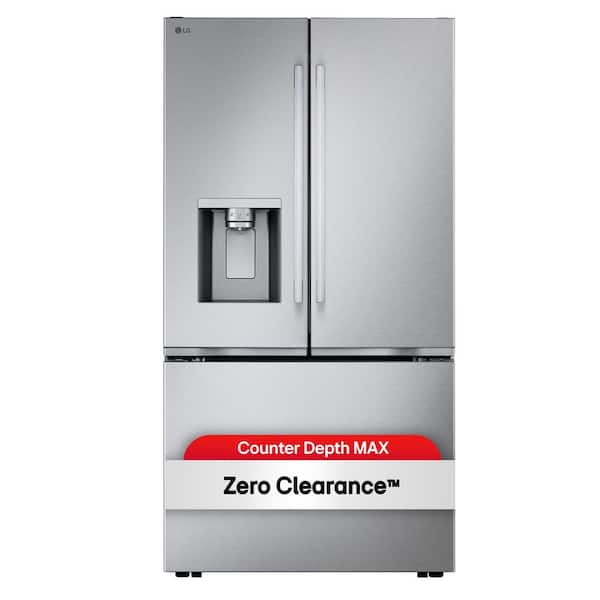 24 cu. ft. 3-Door French Door Refrigerator in PrintProof Stainless Steel with Smart Inverter and Door Cooling