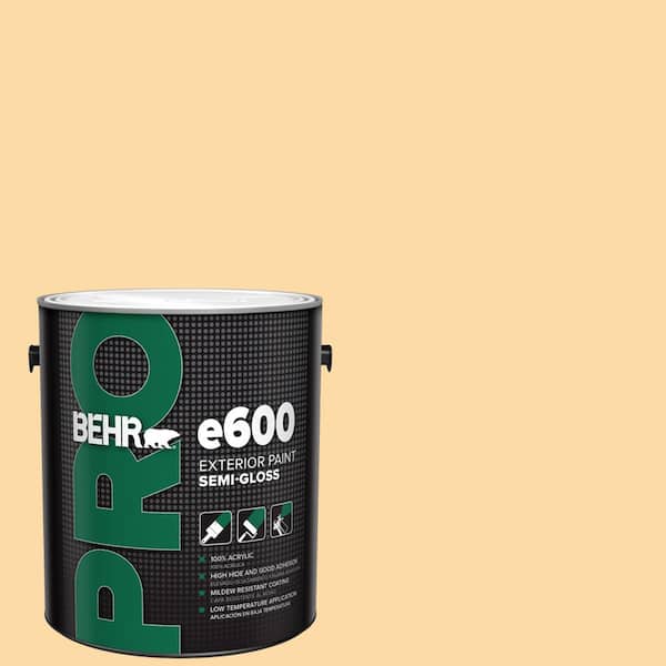 BEHR PRO 1 gal. #M290-3 Corn Stalk Semi-Gloss Acrylic Exterior Paint